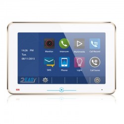 SB DT 31M GSM - WHITE   10 Ιντσών Έγχρωμο ψηφιακό Μόνιτορ Θυροτηλεόρασης με Οθόνη Αφής . Λειτουργία μνήμης (Φωτογραφία επισκέπτη ή Βίντεο με καταγραφή συνομιλίας ) . Sambo Hellas 2 EASY